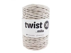 Šnůra Twist XL MILA 5mm - lněná