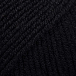 DROPS Merino Extra Fine 02 - černá