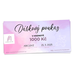 Dárkový poukaz - 1000 Kč