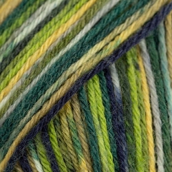 DROPS Fabel print 542 - zelená