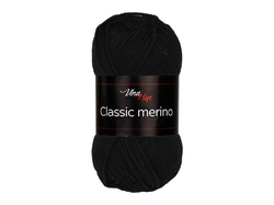 Vlna-Hep Classic merino 6001 - černá