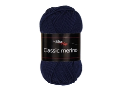 Vlna-Hep Classic merino 61284 - tmavě modrá
