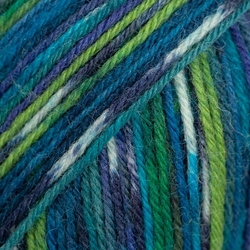 DROPS Fabel print 677 - zelená/tyrkysová