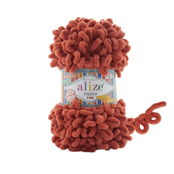 Alize Puffy fine 691 - rezavá