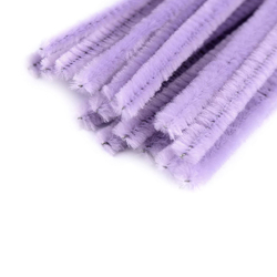 Chlupatý modelovací drátek Ø 6 mm - fialová lila
