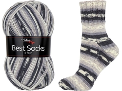 Vlna-Hep Best Socks 4-fach - 7073