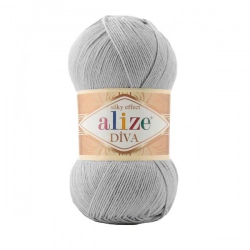 Alize Diva 496 - šedý odstín