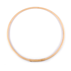 Bambusový kruh na lapač snů Ø 35 cm - světlý