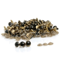 Bezpečnostní oči Ø 10 mm - zlaté