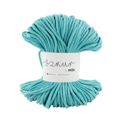 Bavlněná šnůra MILA 5 mm - blankytná