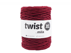 Šnůra Twist XL MILA 5mm - bordová