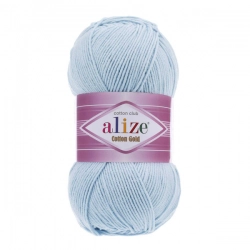 Alize Cotton Gold 513 - křišťálově modrá