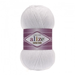 Alize Cotton Gold 55 - bílá