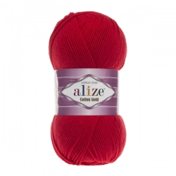 Alize Cotton Gold 56 - červená