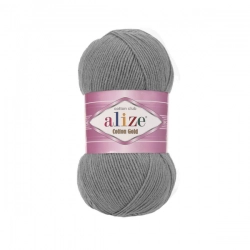 Alize Cotton Gold 828 - štředně šedá