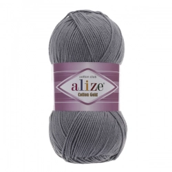 Alize Cotton Gold 87 - tmavě šedá