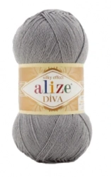 Alize Diva 343 - tmavší šedá
