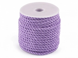 Šňůra kroucená Ø5 mm - fialová lila