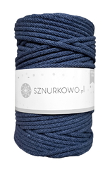 Sznurkowo šňůry - 5 mm - jeans