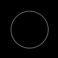 Kovový kruh na lapač snů Ø 30 cm - bílá