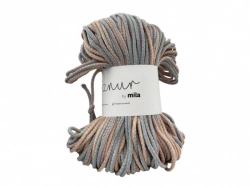 Bavlněná šnůra MILA MIX 5 mm - mix letní pastelka