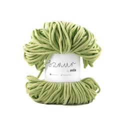 Bavlněná šnůra MILA 5 mm - limetková