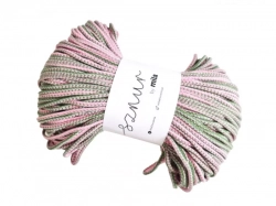 Bavlněná šnůra MILA MIX 5 mm - zelená