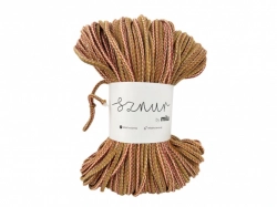 Bavlněná šnůra MILA MIX 5 mm - mix reggae boho