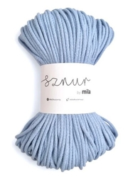Bavlněná šnůra MILA 5 mm - modrá světlá