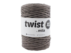 Šnůra Twist XL MILA 5mm - mokka