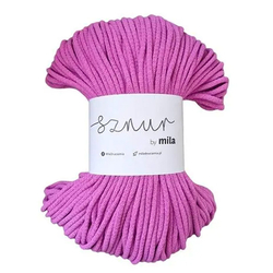 Bavlněná šnůra MILA 5 mm - orchidea