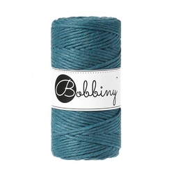 Bobbiny Macrame Regular 3 mm - Peacock Blue