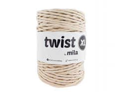 Šnůra Twist XL MILA 5mm - písková