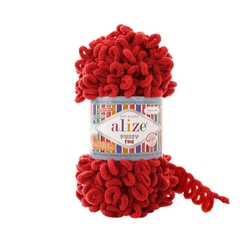 Alize Puffy fine 56 - červená