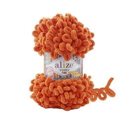 Alize Puffy fine 06 - oranžová