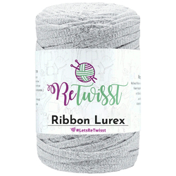 ReTwisst Ribbon Lurex - white