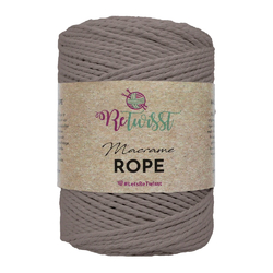 ReTwisst Macrame Rope 3 mm - dark beige