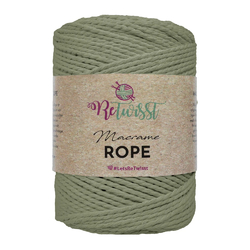 ReTwisst Macrame Rope 3 mm - khaki