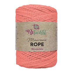 ReTwisst Macrame Rope 3 mm - pinkish orange