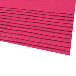 Filc barevný 20x30 cm - malinově růžová