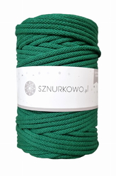 Sznurkowo šňůry - 5 mm - trávově zelená