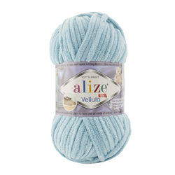 Alize Velluto 414 - azurová