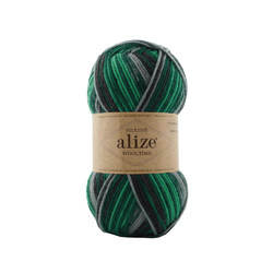Alize Wooltime 11012 - zeleno-černá