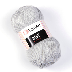 YarnArt Baby 855 - světle šedá