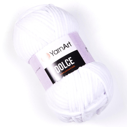 YarnArt Dolce 741 - bílá