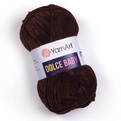 YarnArt Dolce Baby 775 - čokoládově hnědá