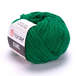 Jeans YarnArt 52 - trávově zelená