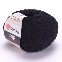 YarnArt Jeans 53 - černá