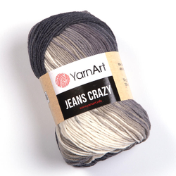 Jeans crazy YarnArt 8204 - variace šedé