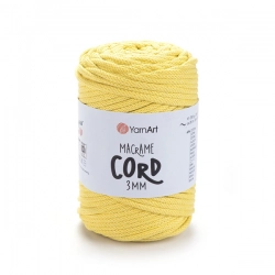 YarnArt Macrame Cord 3 mm 754 - světle žlutá